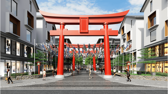 Sun Beauty Onsen: Điểm nhấn thiết kế của phân khu thương mại Koto